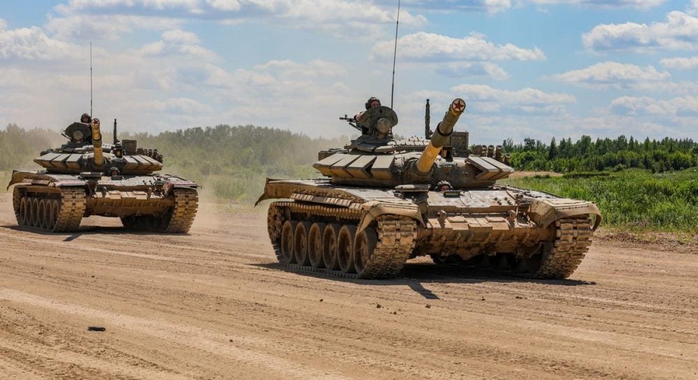 En ukrainsk T-64BV skød på klos hold en russisk moderniseret T-72B3 kampvogn til en værdi af $3 mio.