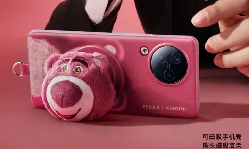Xiaomi har afsløret Civi 3 Disney Strawberry Bear-smartphonen med en udvidet bundle-pakke