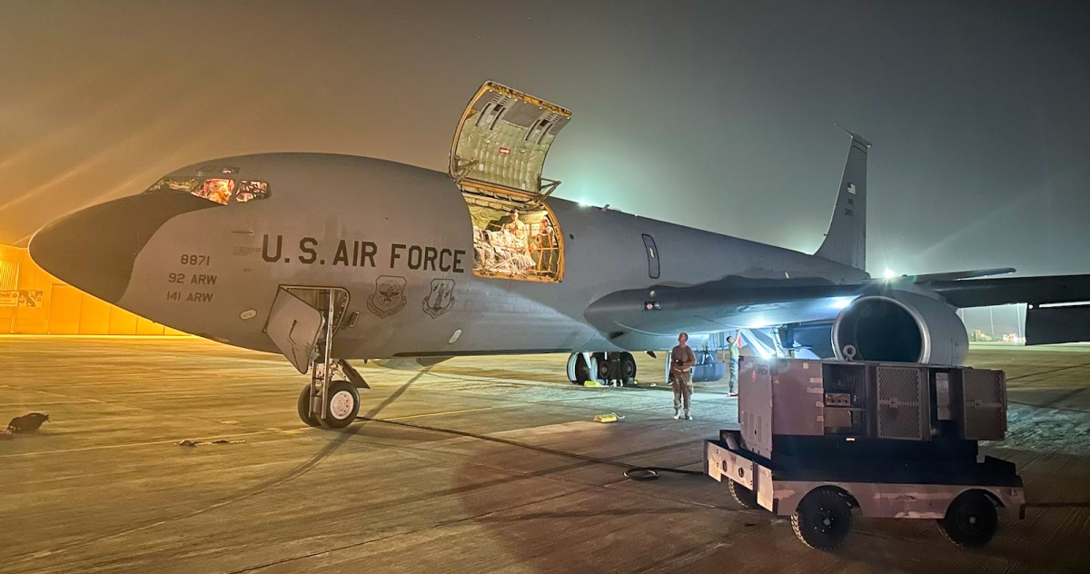 USA har sendt KC-135 Stratotanker lufttankningsfly til Saudi-Arabien for at erstatte KC-10 Extender, som blev pensioneret efter mere end 30 års tjeneste.