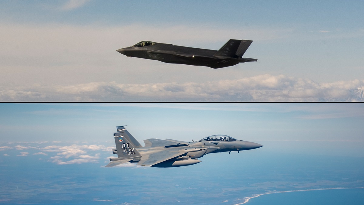 F-15EX Eagle II koster 7,5 millioner dollars mere end femtegenerations-kampflyet F-35A Lightning II.