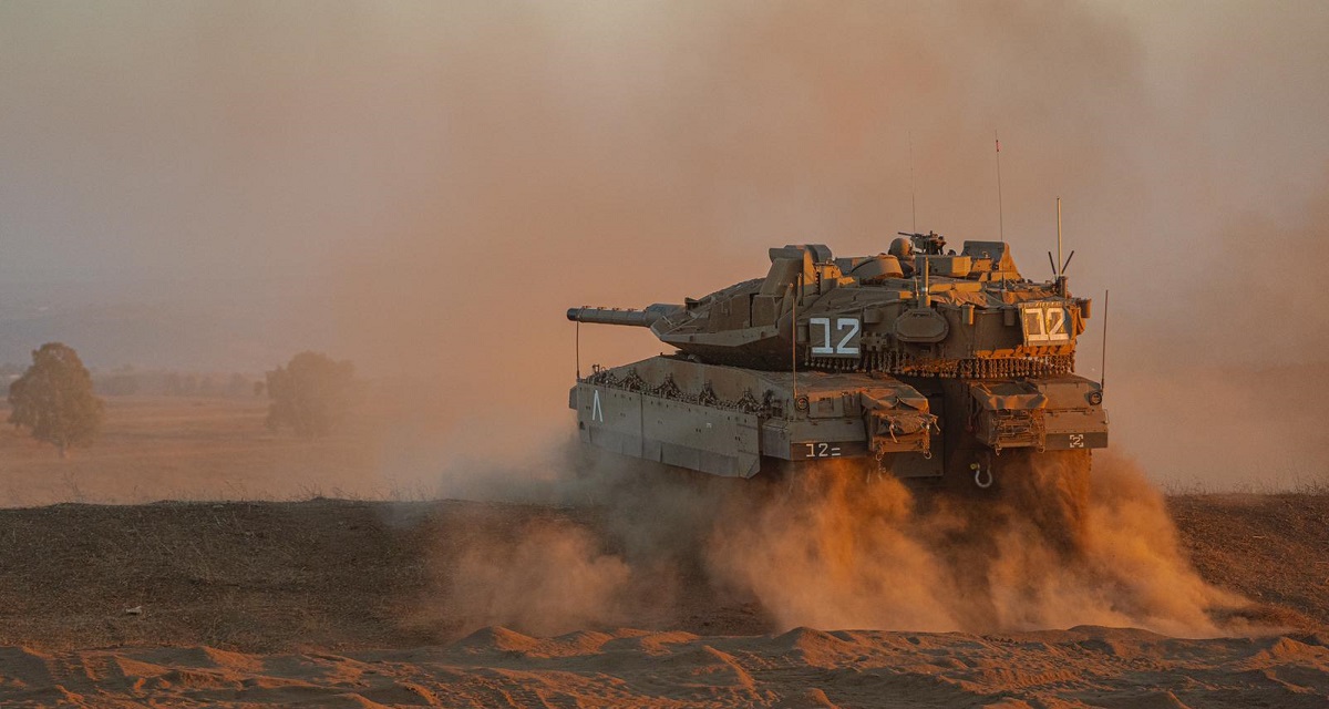 De israelske forsvarsstyrker har modtaget Merkava Barak femtegenerations kampvogne.