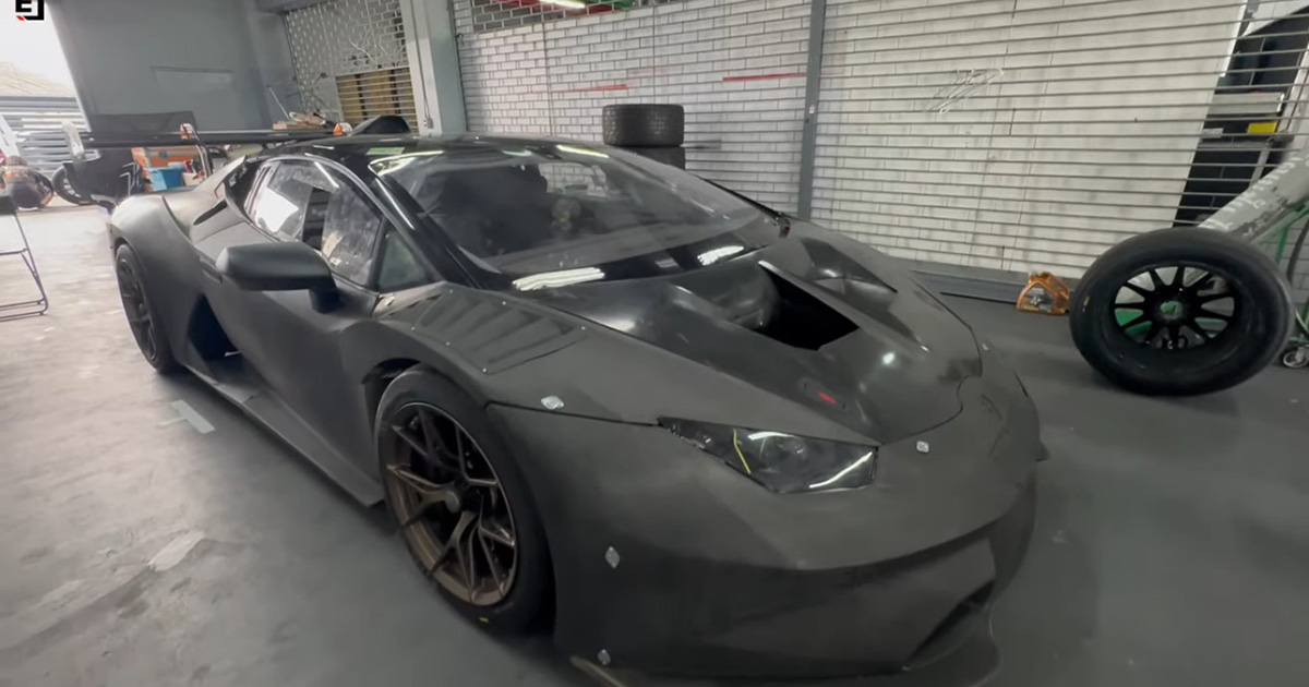 Usædvanlig tuning: Lamborghini Huracan får Honda Civic Type R-motor