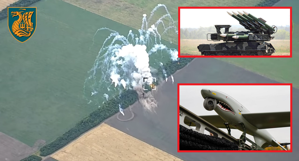 En ukrainsk SHARK-drone til omkring 100.000 dollars hjalp med at ødelægge et russisk Buk-M2 jord-til-luft-missilsystem til 100 millioner dollars.