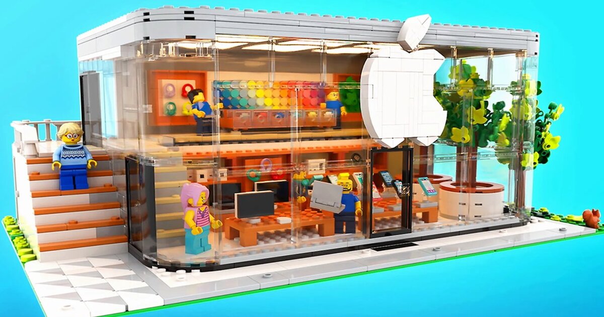 iMac G3, iPod, AirPods og Apple Vision Pro: En fan har skabt en Lego-model af Apple Store (foto)