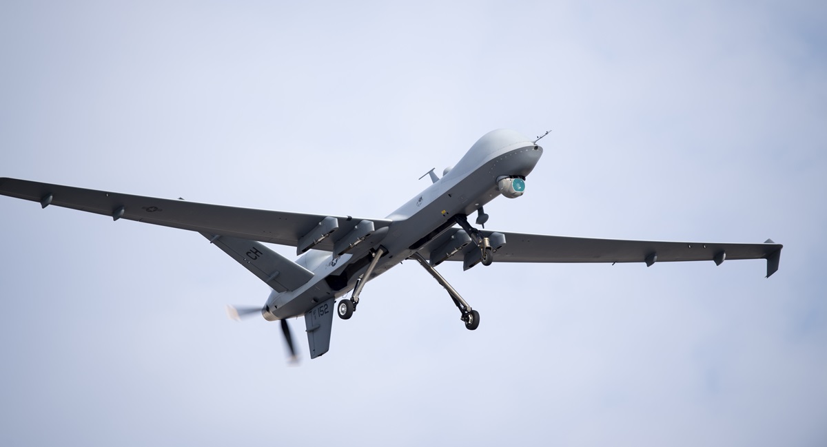 Ubevæbnede amerikanske MQ-9 Reaper-droner flyver ubevæbnet over Gazastriben for at indsamle oplysninger om gidsler