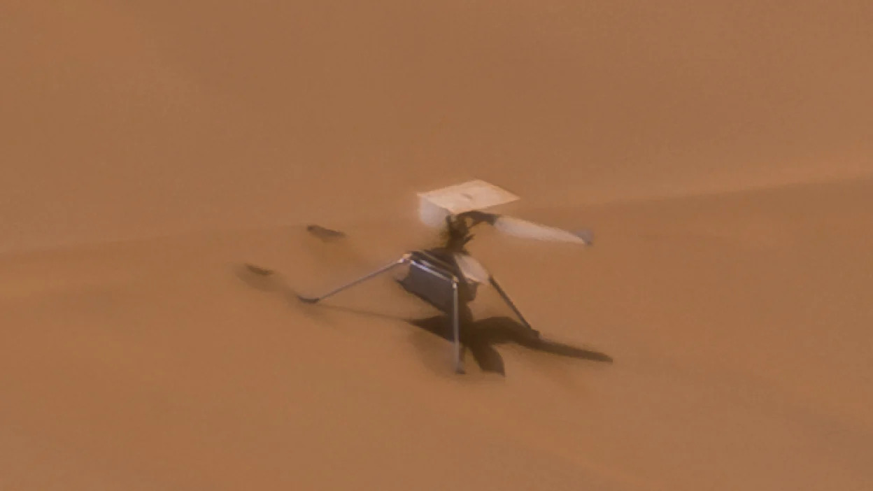 NASA viser, hvad der skete med den nedstyrtede helikopter på Mars