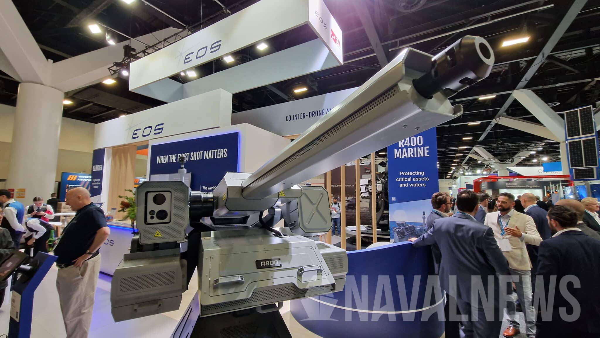 Dazzler - kampmodul med 500 W laservåben, automatkanon og maskingevær til bekæmpelse af droner