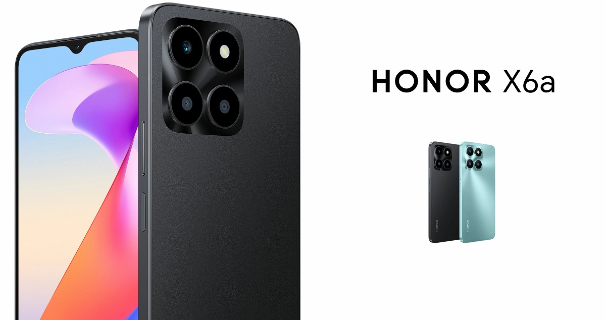 Honor X6a - Helio G36, 90Hz TFT HD+ skærm, 50MP kamera, NFC og Android 13 til £130