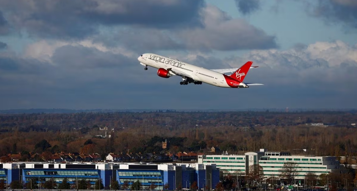 Virgin Atlantics passagerfly flyver for første gang over Atlanten med rent brændstof