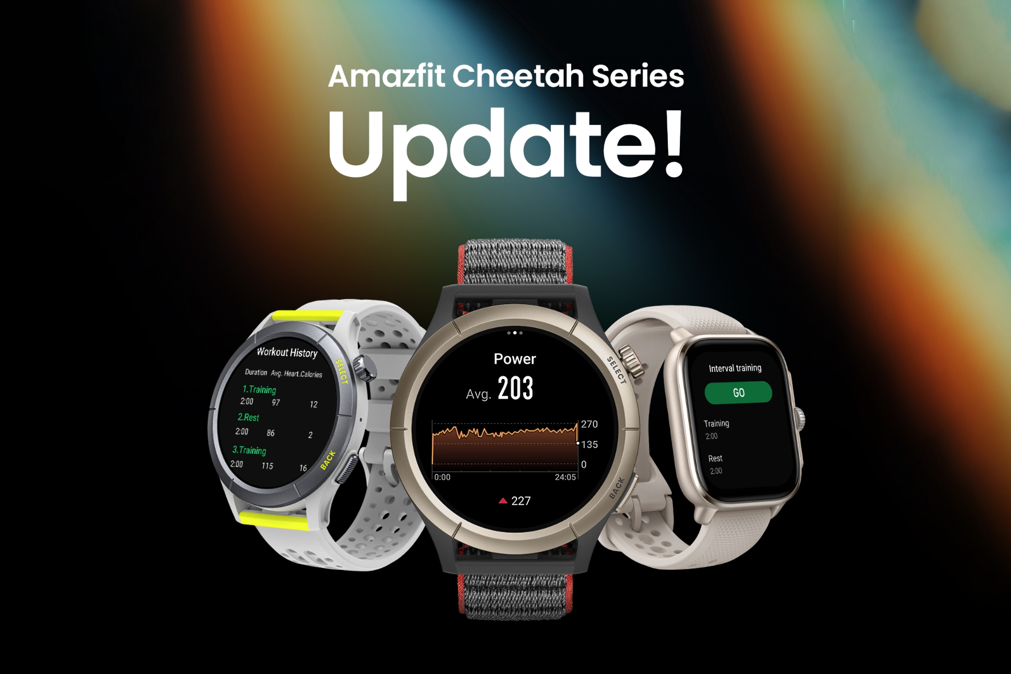 Amazfit Cheetah har fået nye funktioner med softwareopdateringen