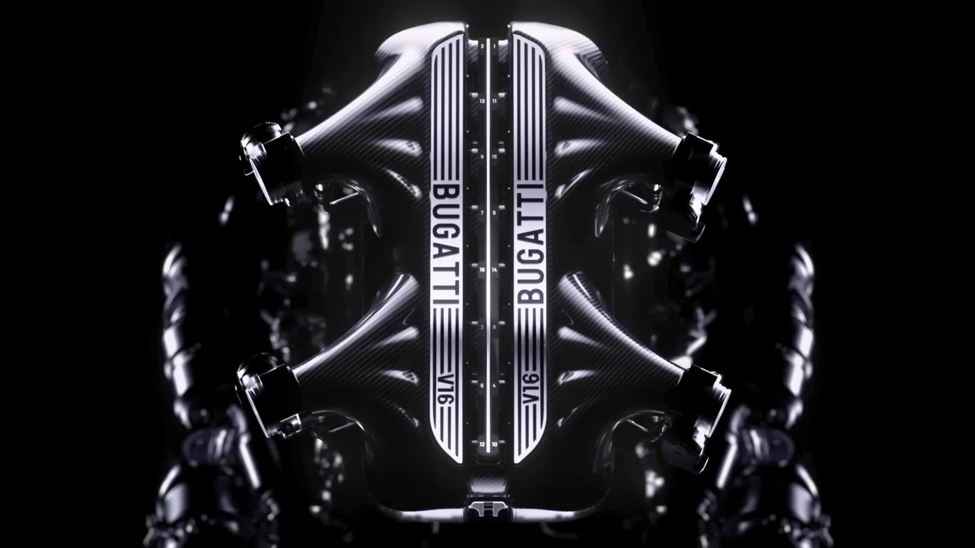 Bugatti har annonceret en ny V16-hybridmotor, der gør det muligt for bilen at nå hastigheder på op til 445 km/t.