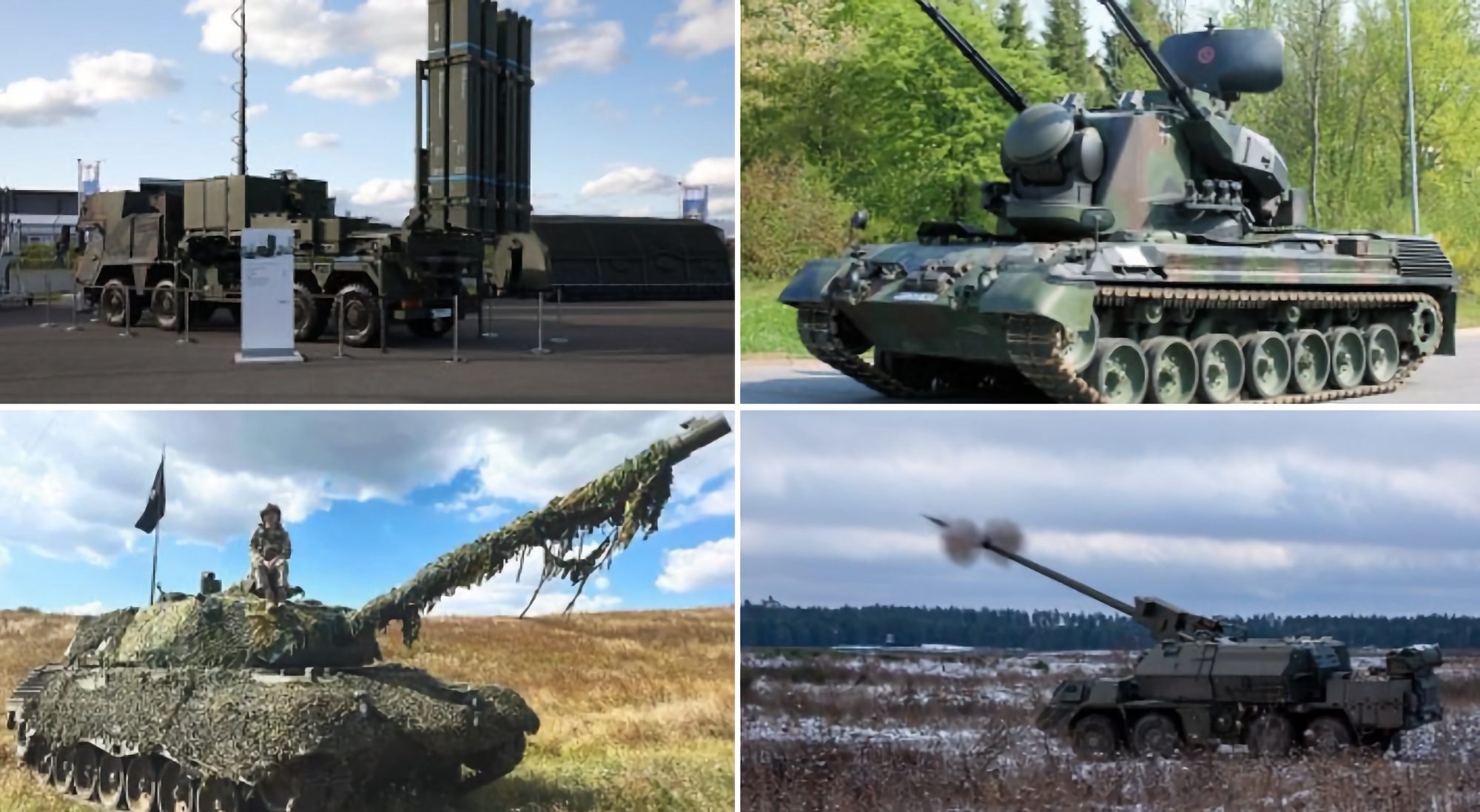 IRIS-T SLM SAMs, Leopard 1A5 kampvogne, Marder BMPs og andre våben: Tyskland har afsløret, hvad landet planlægger at overføre til Ukraine i 2024 for et beløb på 7,5 mia. euro.