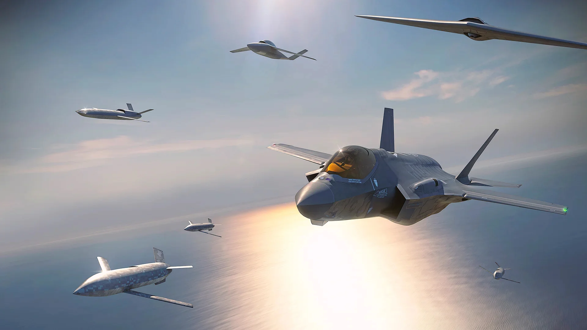 US Air Force vil begynde produktionen af CCA-droner til femte og sjette generations jagerfly inden for fem år - programmet vil modtage op til 5,8 milliarder dollars