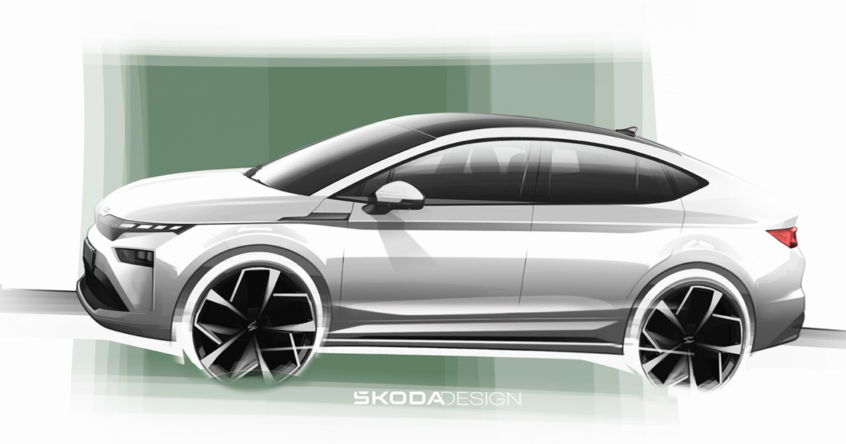 Den opdaterede Škoda Enyaq Coupé: et første kig på det nye design