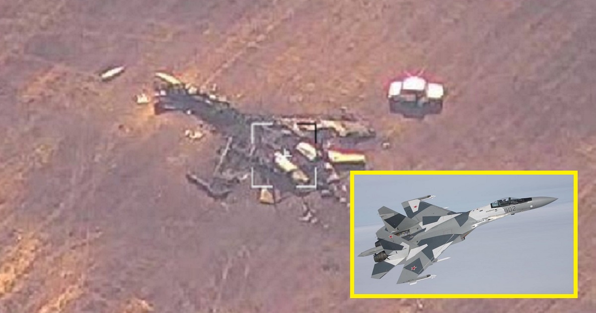 Ukraines SHARK-drone har fundet et russisk Su-35S-kampfly med en eksportværdi på mere end 100 millioner dollars, som kan være blevet skudt ned af egen styrke.