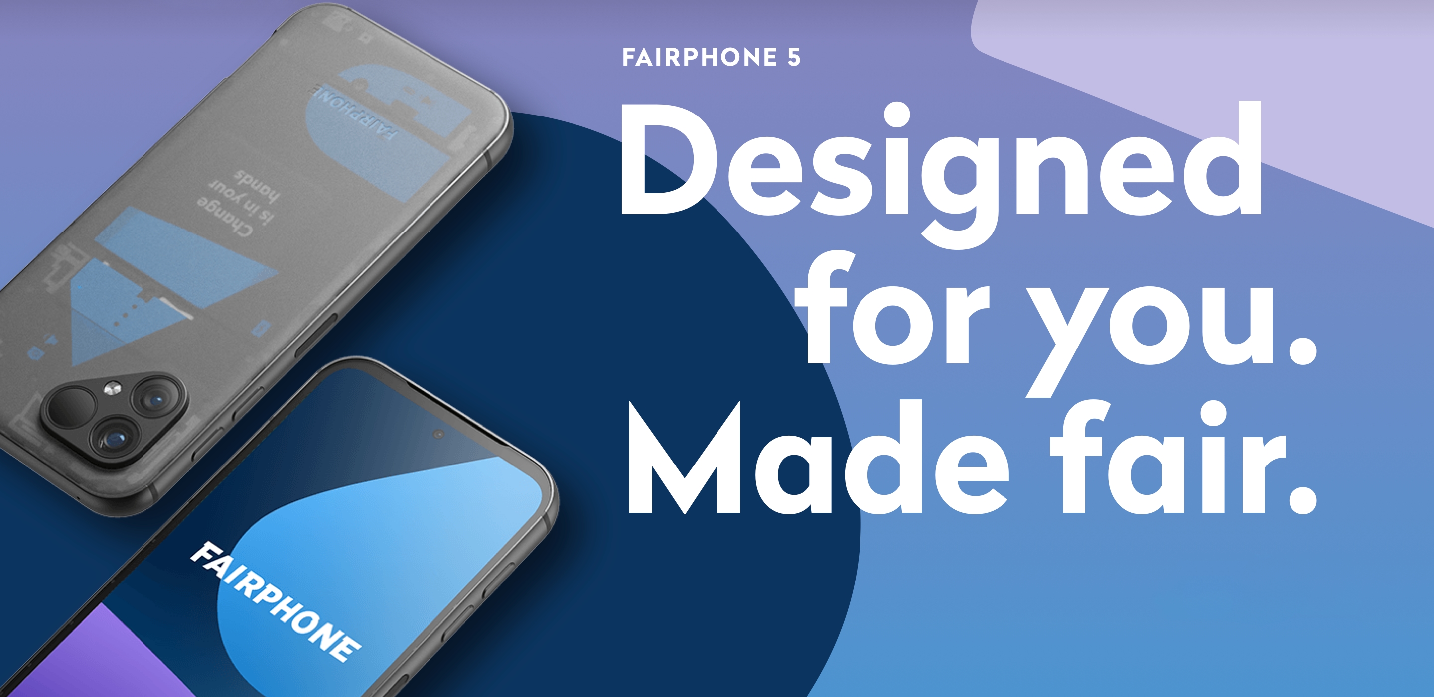 Fairphone 5: en smartphonebygger med fem års garanti og support i op til 10 år til 699 €.