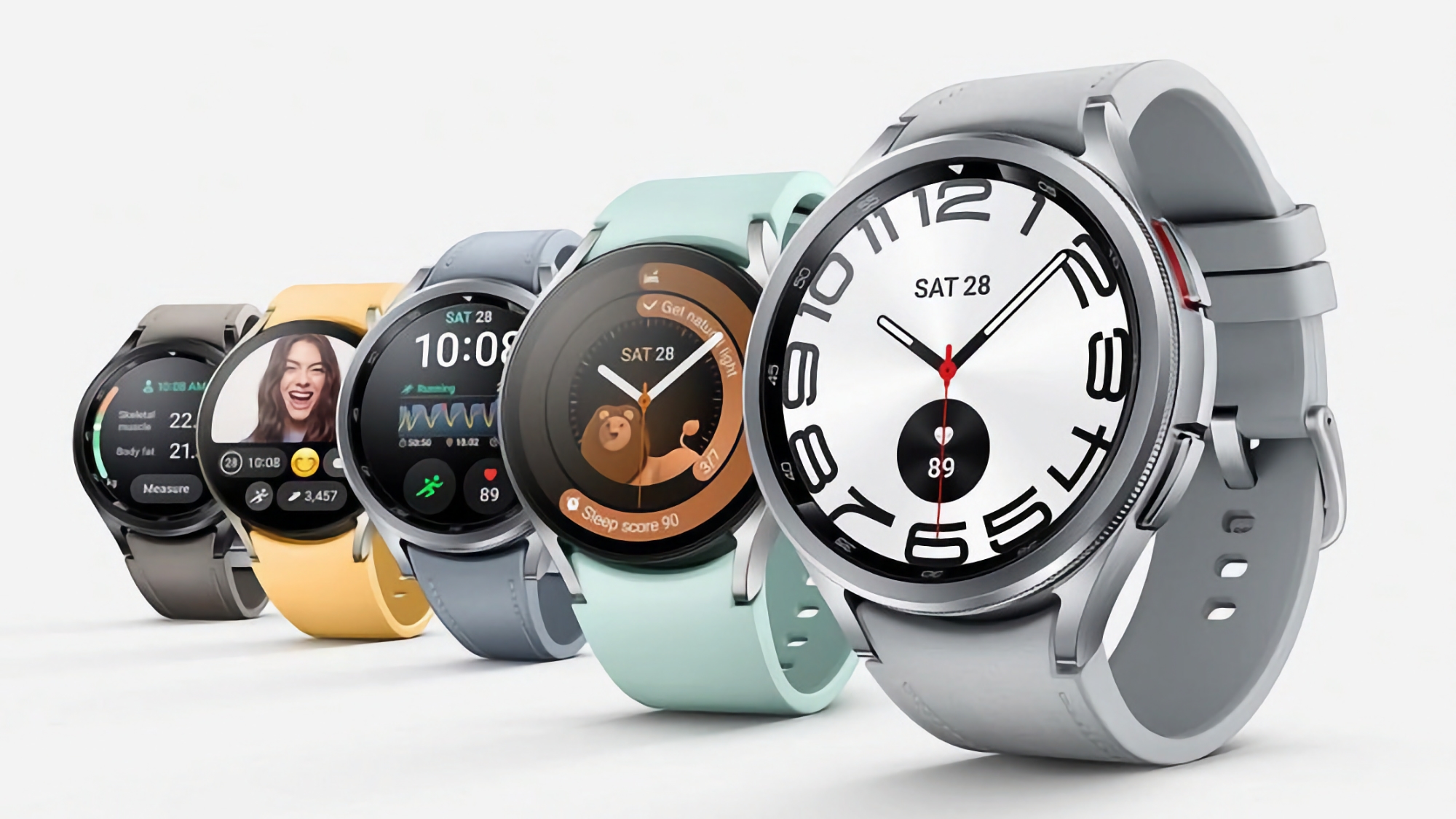 Samsung har udgivet den sjette betaversion af One UI 6 Watch til Galaxy Watch 6 og Galaxy Watch 6 Classic.