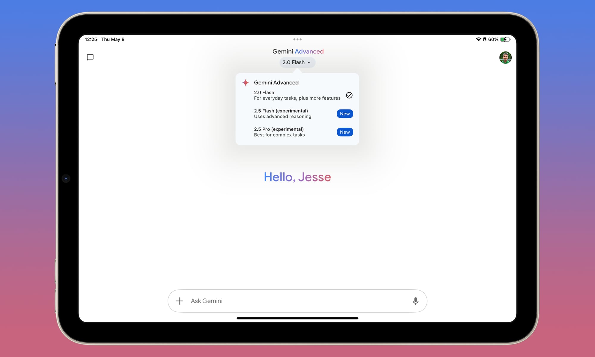 Gemini opdatering: side-menu nu tilgængelig på tablets