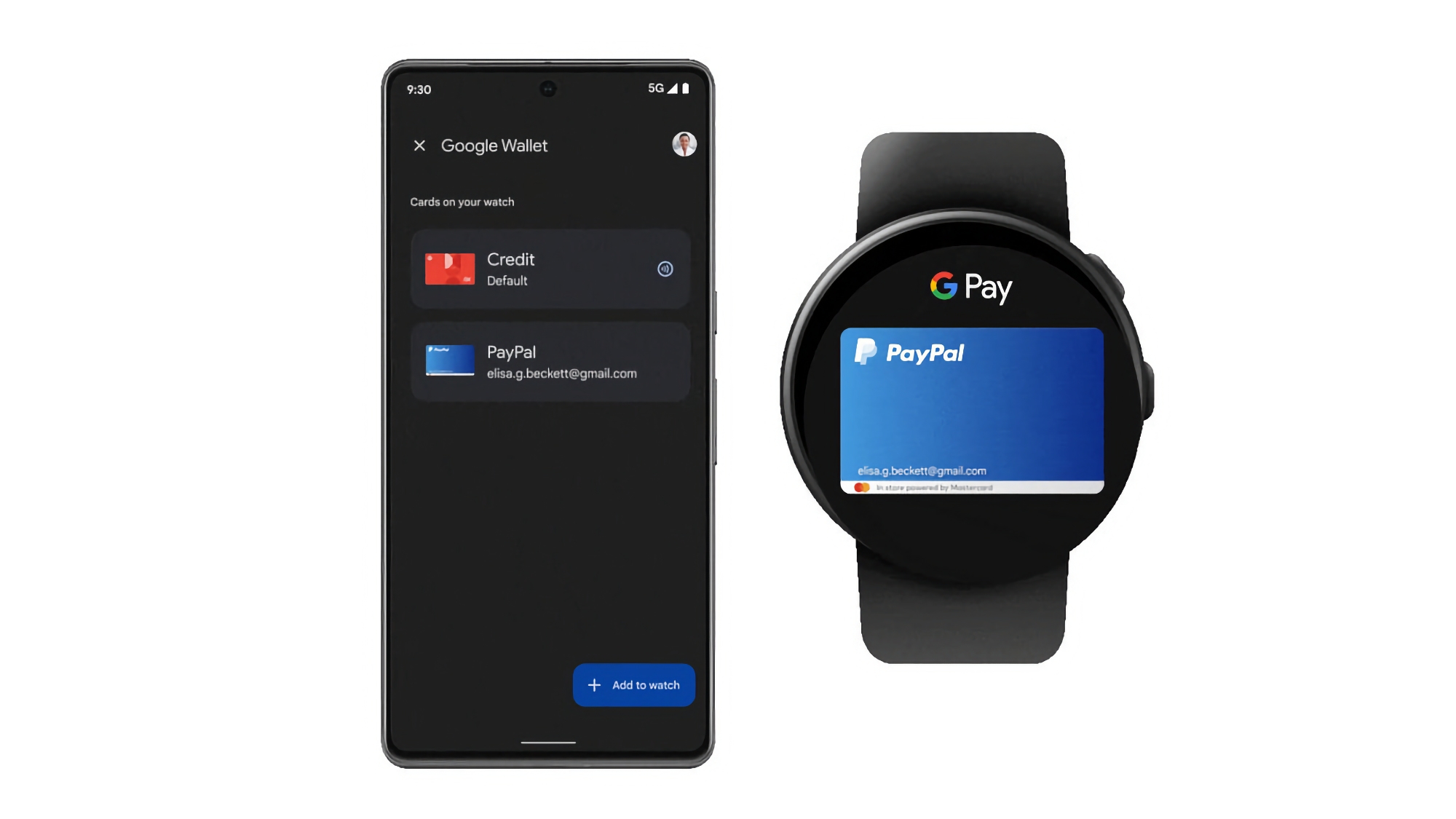 Smartwatches på Wear OS med Google Wallet-opdatering får PayPal-understøttelse