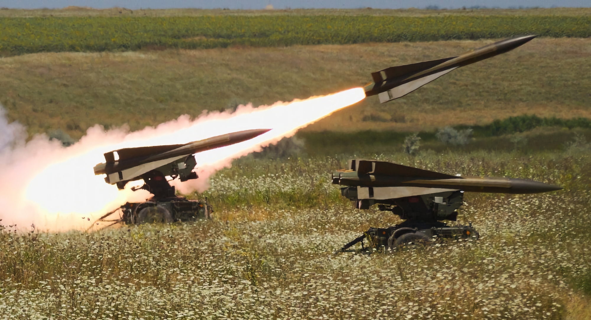 Det ukrainske luftvåben demonstrerede driften af det amerikanske HAWK jord-til-luft-missilsystem