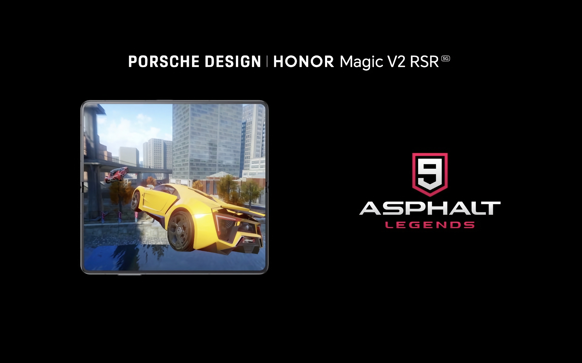 Gameloft har udgivet en særlig version af Asphalt 9 til den foldbare Porsche Design Honor Magic V2 RSR smartphone med 120fps support.