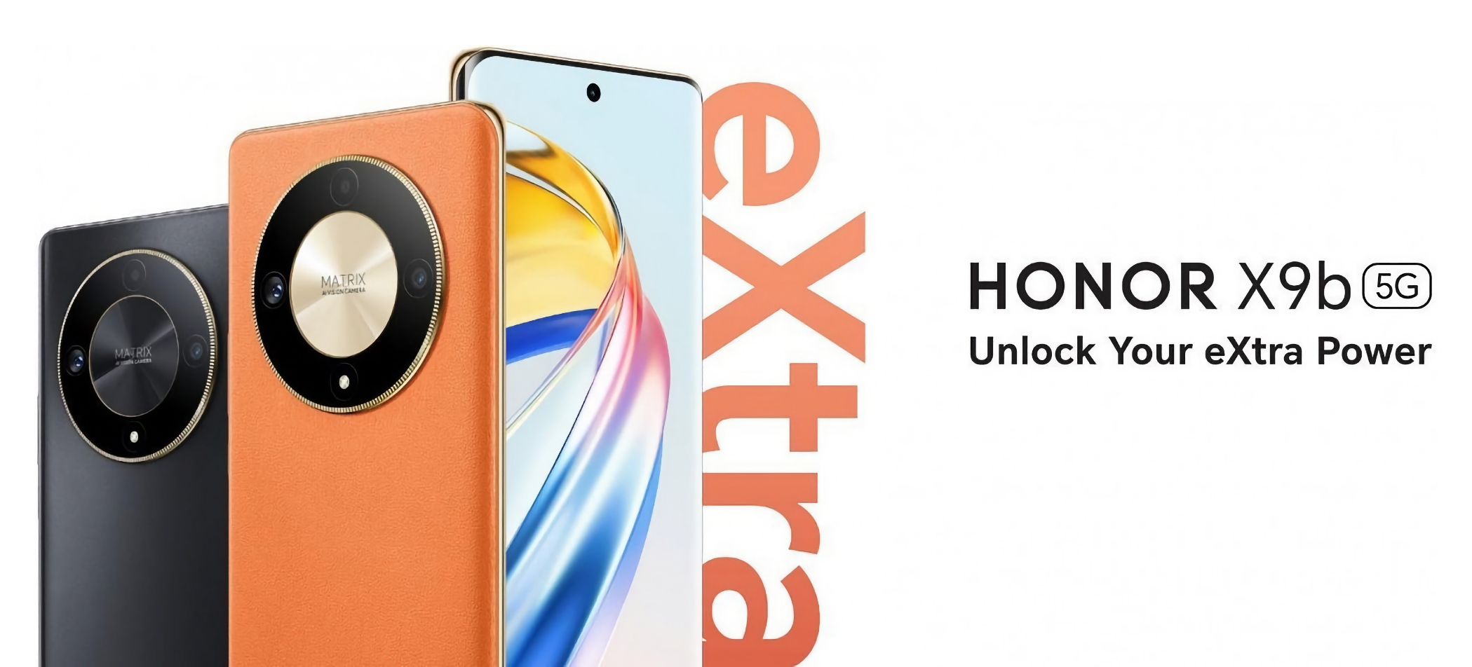 Honor X9b afsløret: smartphone med 120Hz AMOLED-skærm, Snapdragon 6 Gen 1-chip, 108 MP-kamera og IP53-beskyttelse til 275 dollars