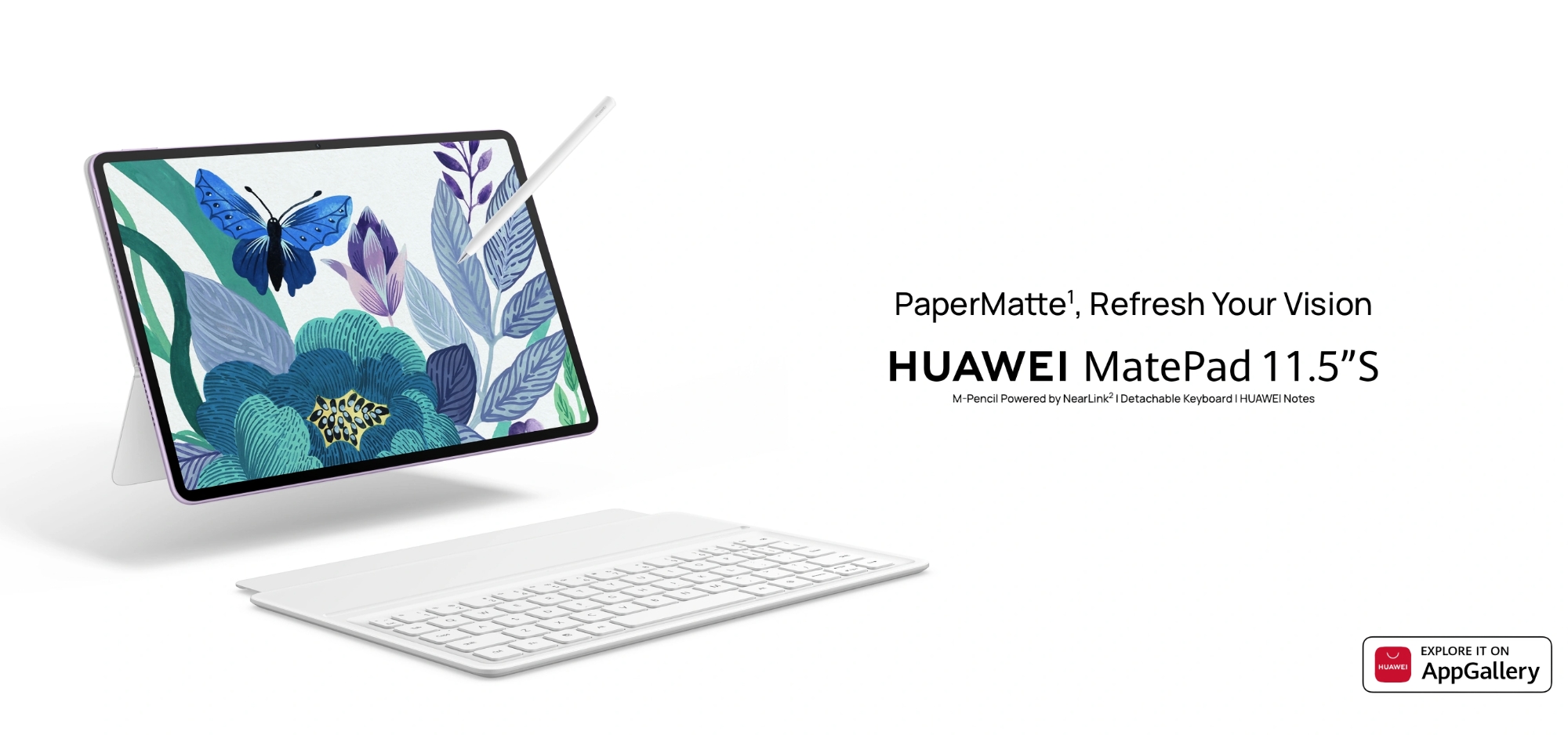 Huawei MatePad 11.5 S: 144Hz-skærm med PaperMatte-teknologi, 8.800 mAh-batteri og en pris på €399