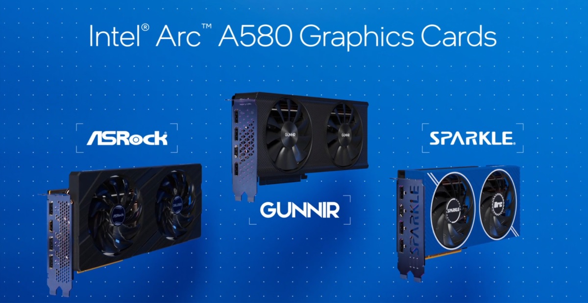 Intel har frigivet Arc A580-grafikkortet til $179 til FHD-spil 397 dage efter afsløringen