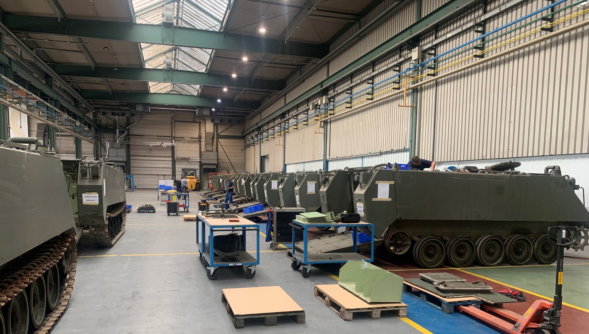 Det belgiske firma John Cockerill moderniserer M113 pansrede mandskabsvogne til Ukraines væbnede styrker