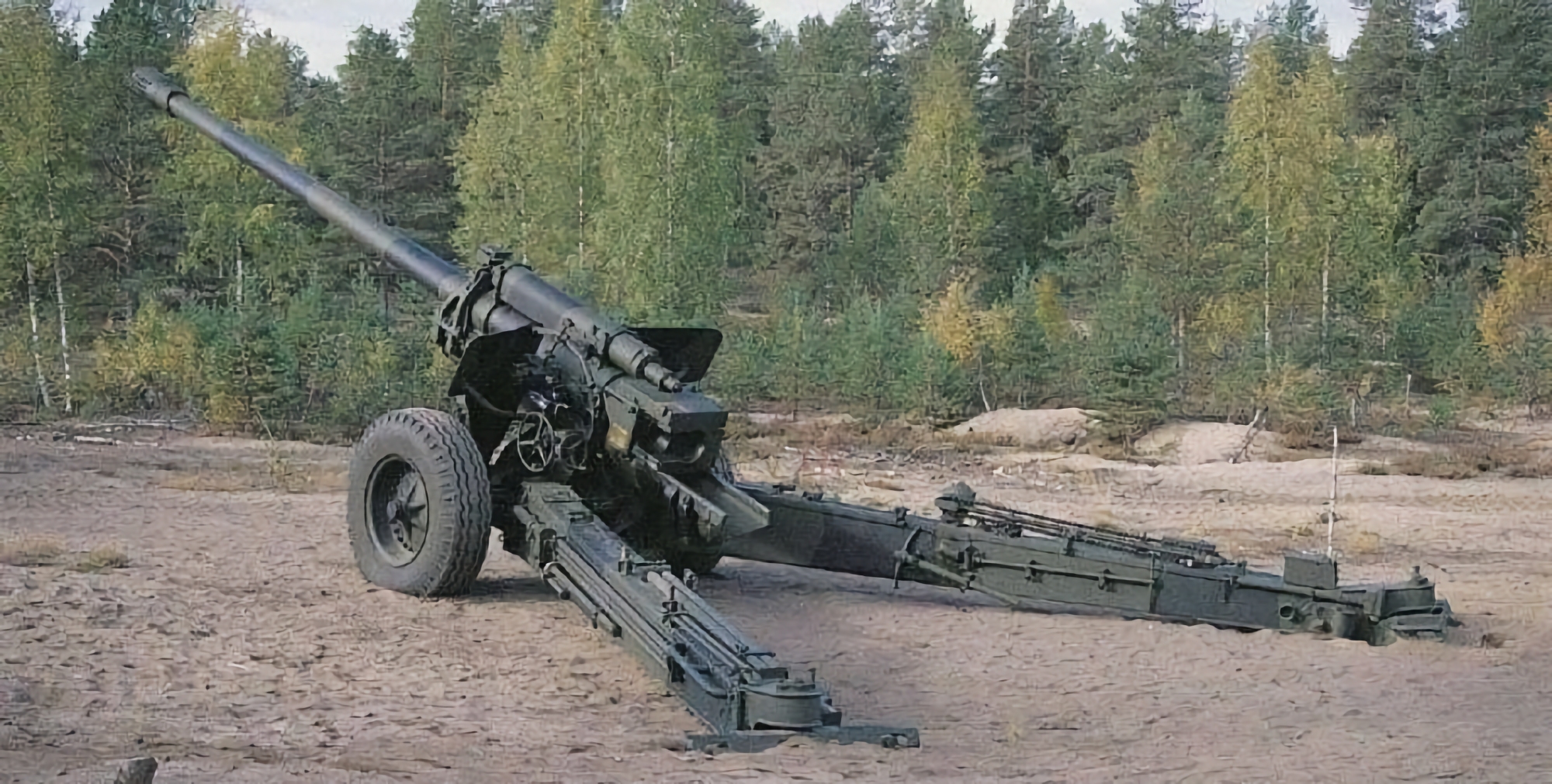 Finland overførte 130 mm M-46 haubitser til Ukraines væbnede styrker