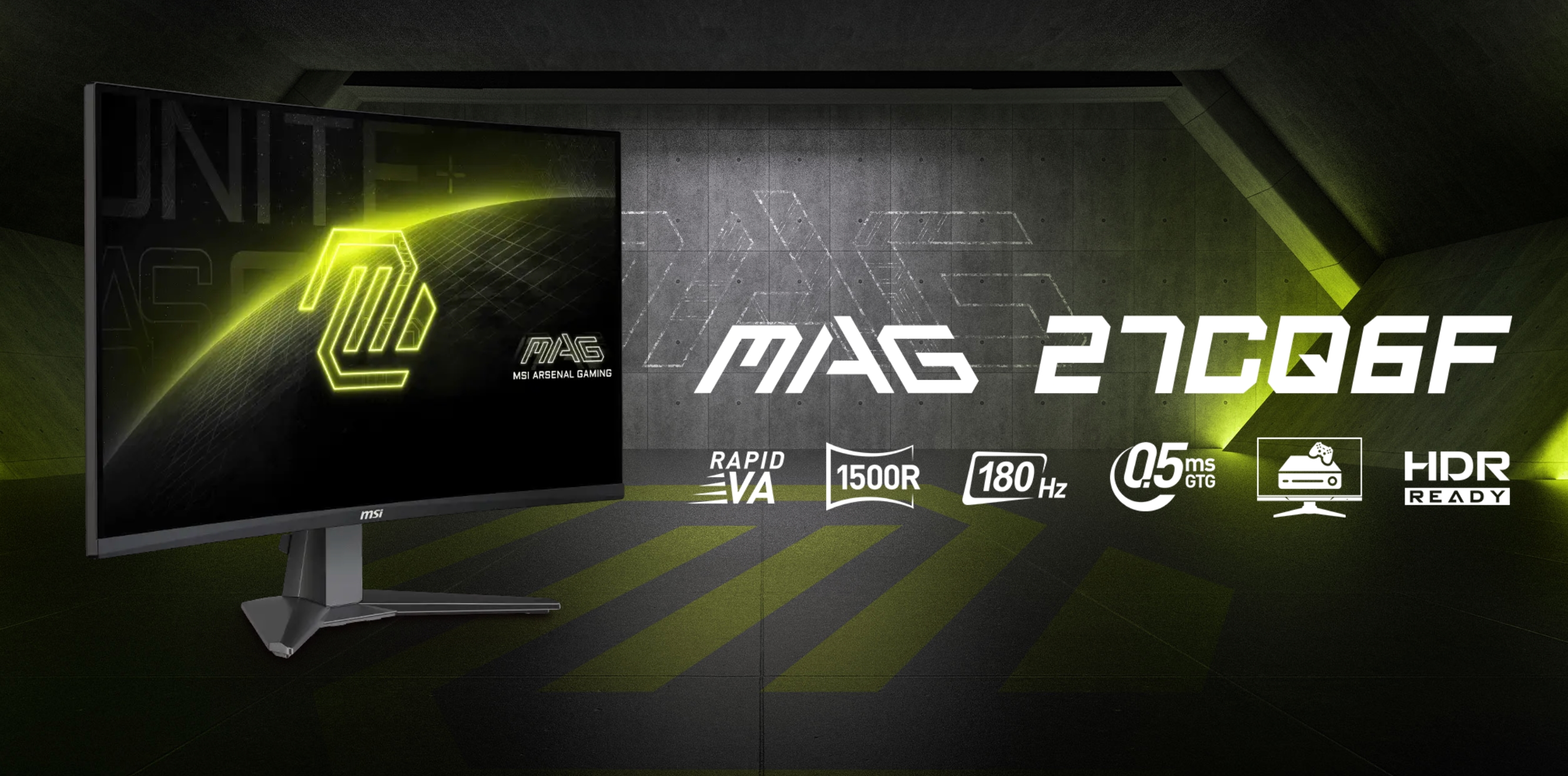 MSI MAG 27CQ6F: 27-tommers buet skærm med 2K-opløsning og 180Hz opdateringshastighed