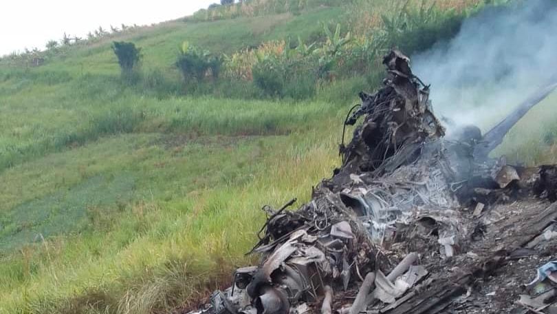 En russiskbygget Mi-28NE Night Hunter-helikopter styrtede ned i Uganda og dræbte alle besætningsmedlemmer.