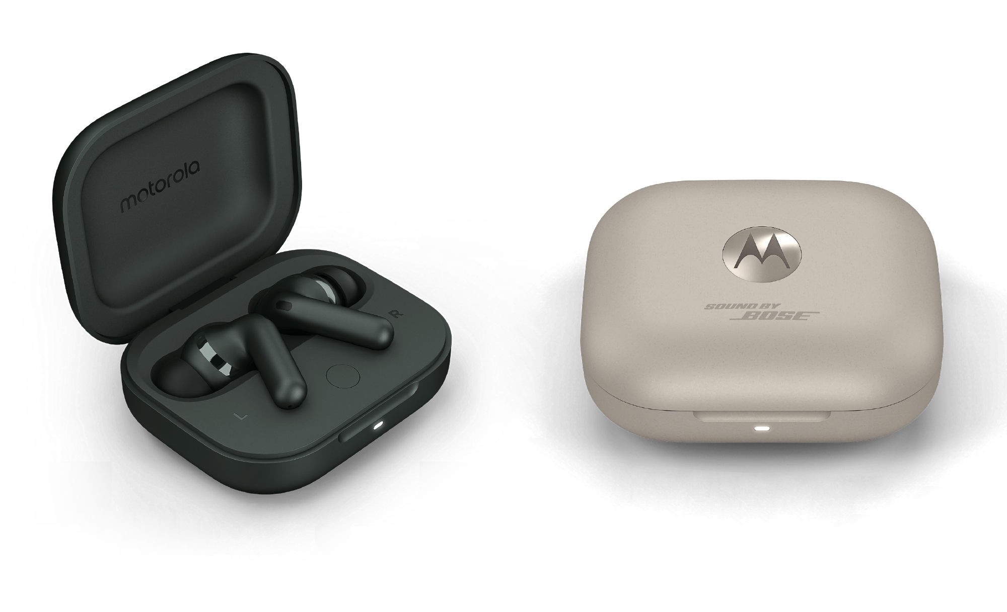 Motorola forbereder sig på at lancere Moto Buds og Moto Buds+, og her er, hvordan hovedtelefonerne kommer til at se ud