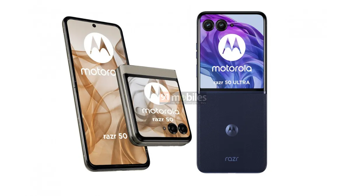 Designet og specifikationerne for de kommende Motorola Razr 50 og Razr 50 Ultra foldbare smartphones er blevet lækket online
