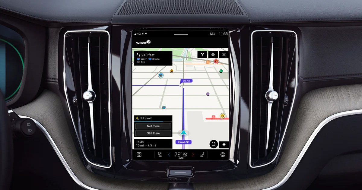 Waze integreret i Volvo XC60: nye navigationsmuligheder