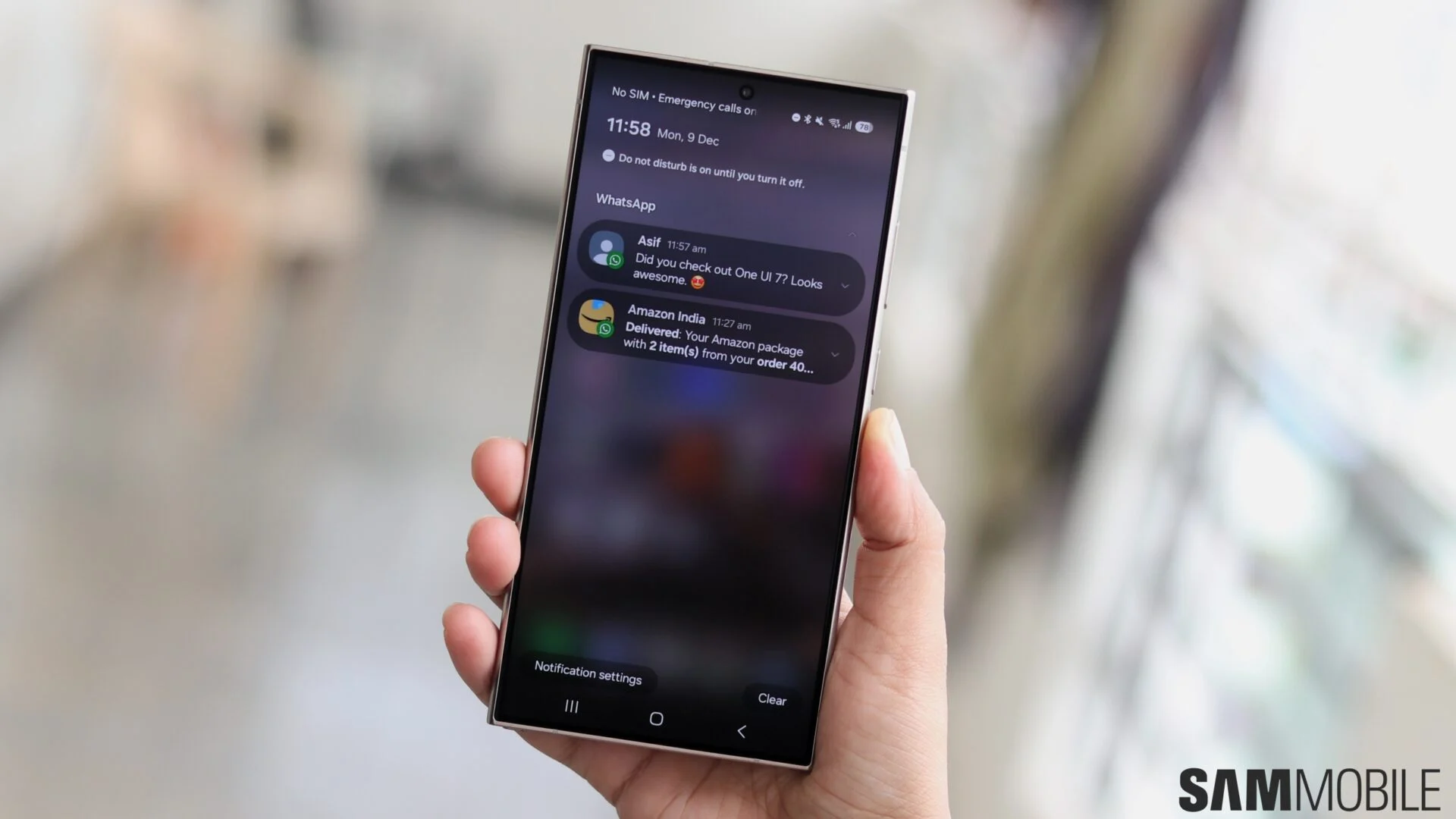 Samsung-smartphone-brugere vil kunne filtrere notifikationer i One UI 7.0