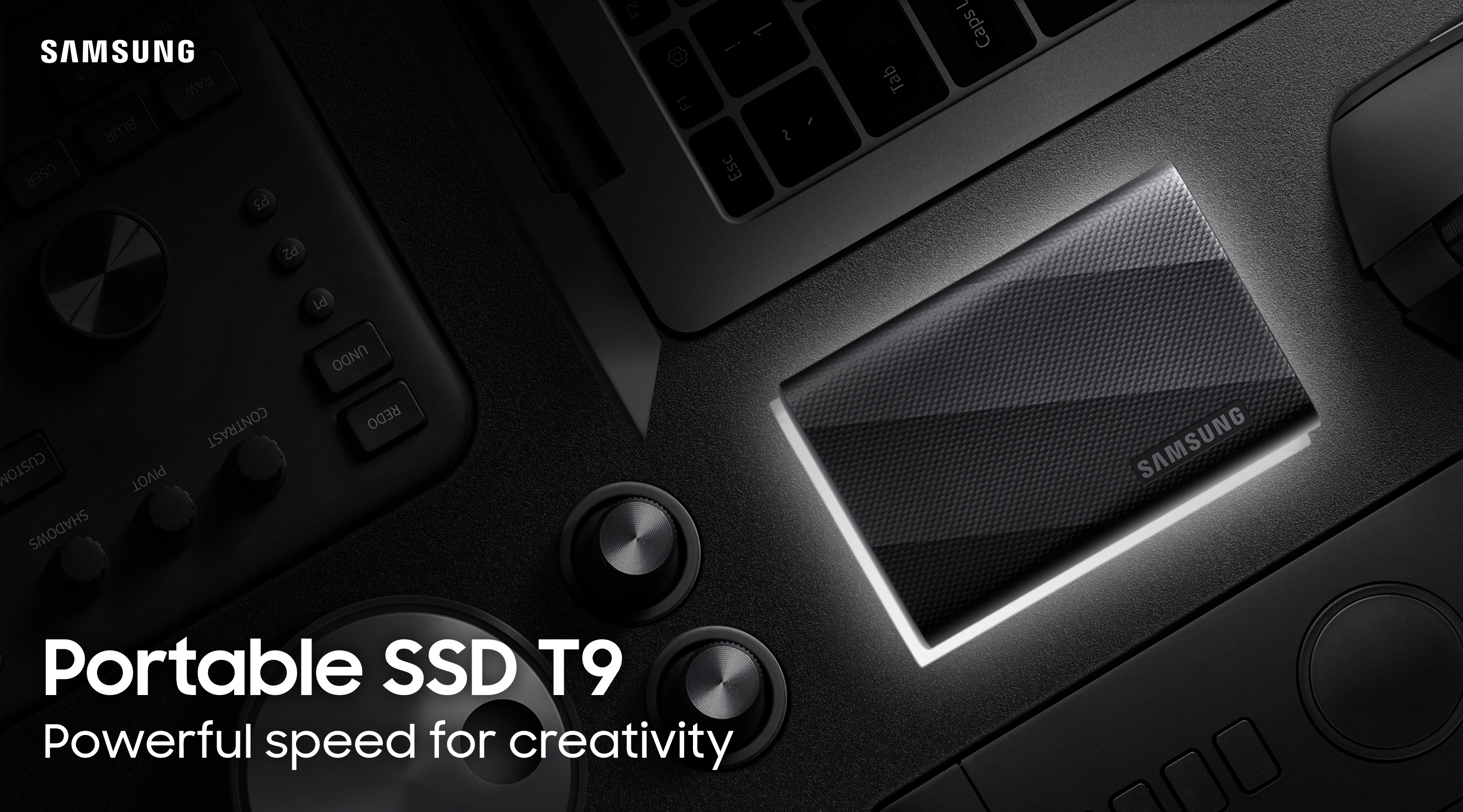 Samsung Portable SSD T9: op til 4 TB lagerkapacitet, USB 3.2 Gen 2×2 interface og læsehastigheder på op til 2000 MB/sek.