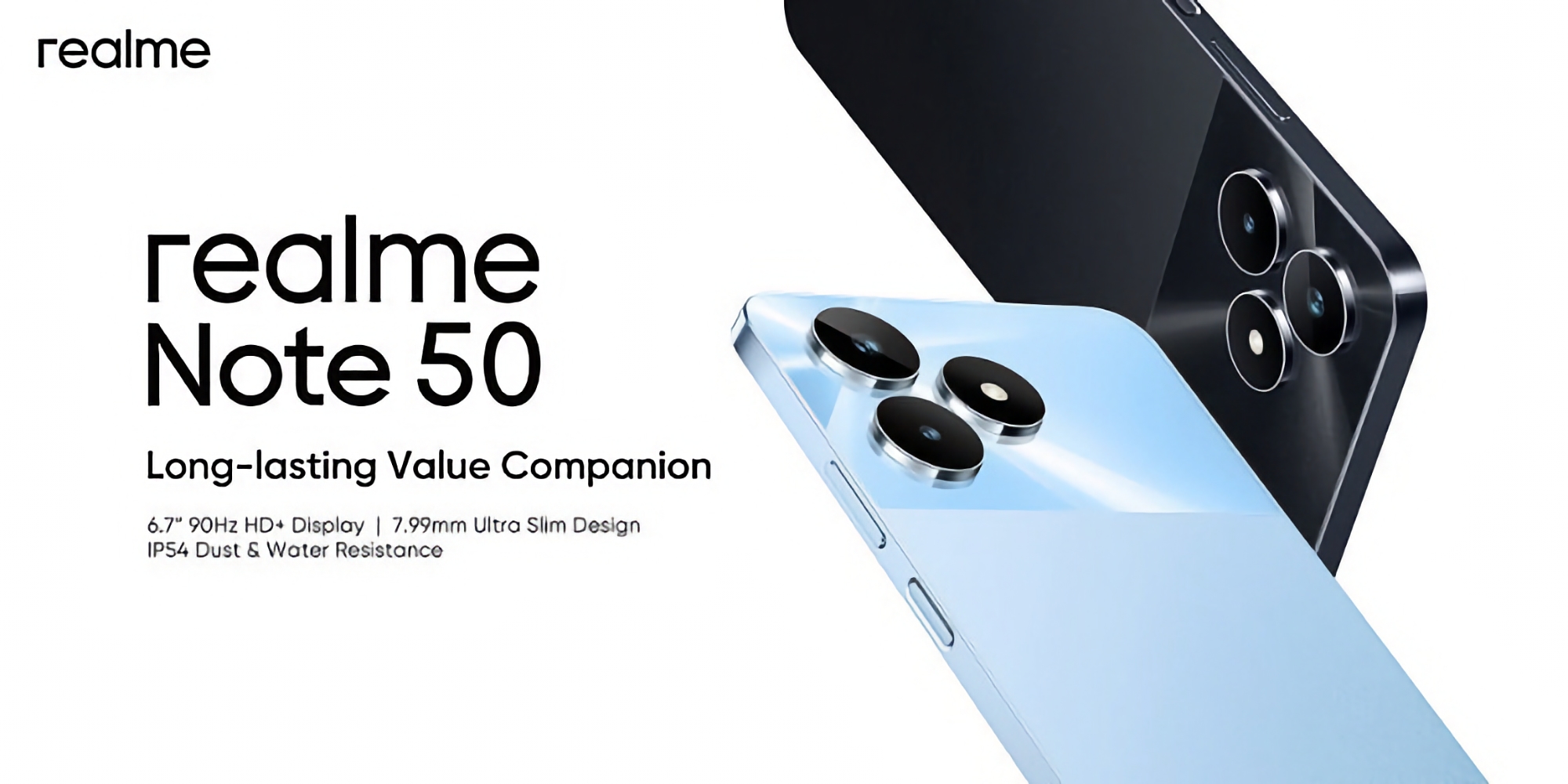 realme Note 50: den første smartphone i virksomhedens nye line-up