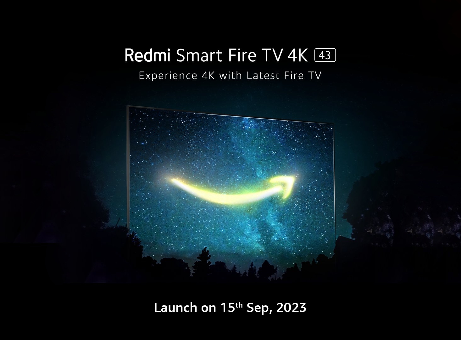 Xiaomi afslører Redmi Smart Fire TV med en 43-tommers 4K-skærm den 15. september