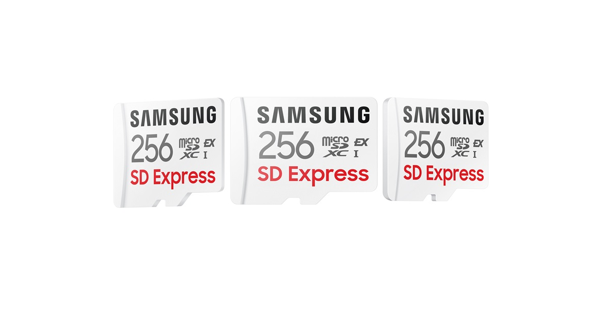 Samsung har annonceret et 256 GB SD Express microSD-kort med en læsehastighed på 800 MB/sekund.