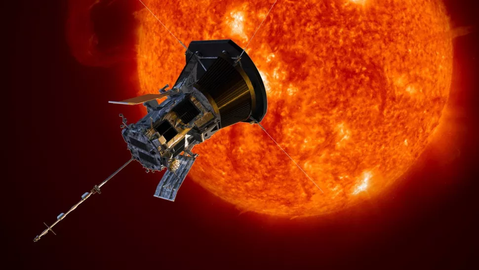 NASA's Parker-sonde nærmer sig Solen i en afstand af mindre end 9,6 millioner kilometer.