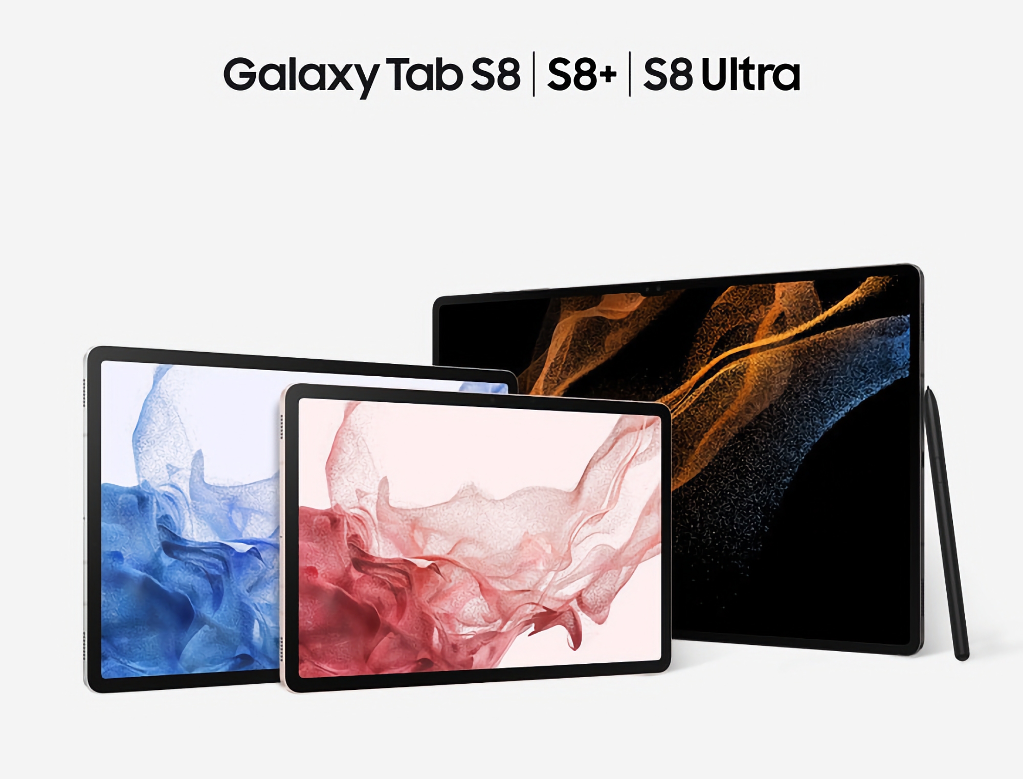 Samsung Galaxy Tab S8, Galaxy Tab S8+ og Galaxy Tab S8 Ultra er begyndt at modtage One UI 5.1.1