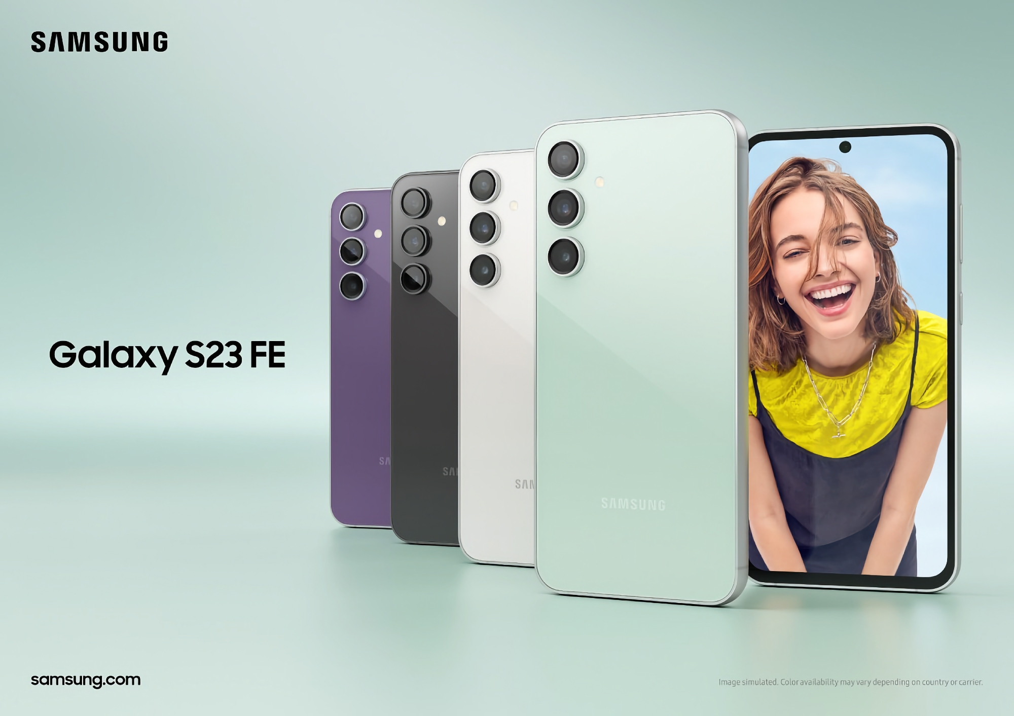 Samsung Galaxy S23 FE med 120Hz OLED-skærm, Snapdragon 8 Gen 1-chip og 50 MP-kamera er begyndt at blive solgt i USA