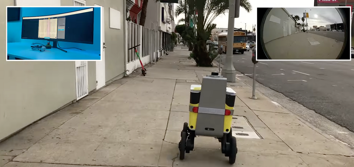 En robotkurér hjalp politiet med at anholde to indbyggere i Los Angeles, som forsøgte at kidnappe den, men nu er virksomheden måske i problemer.
