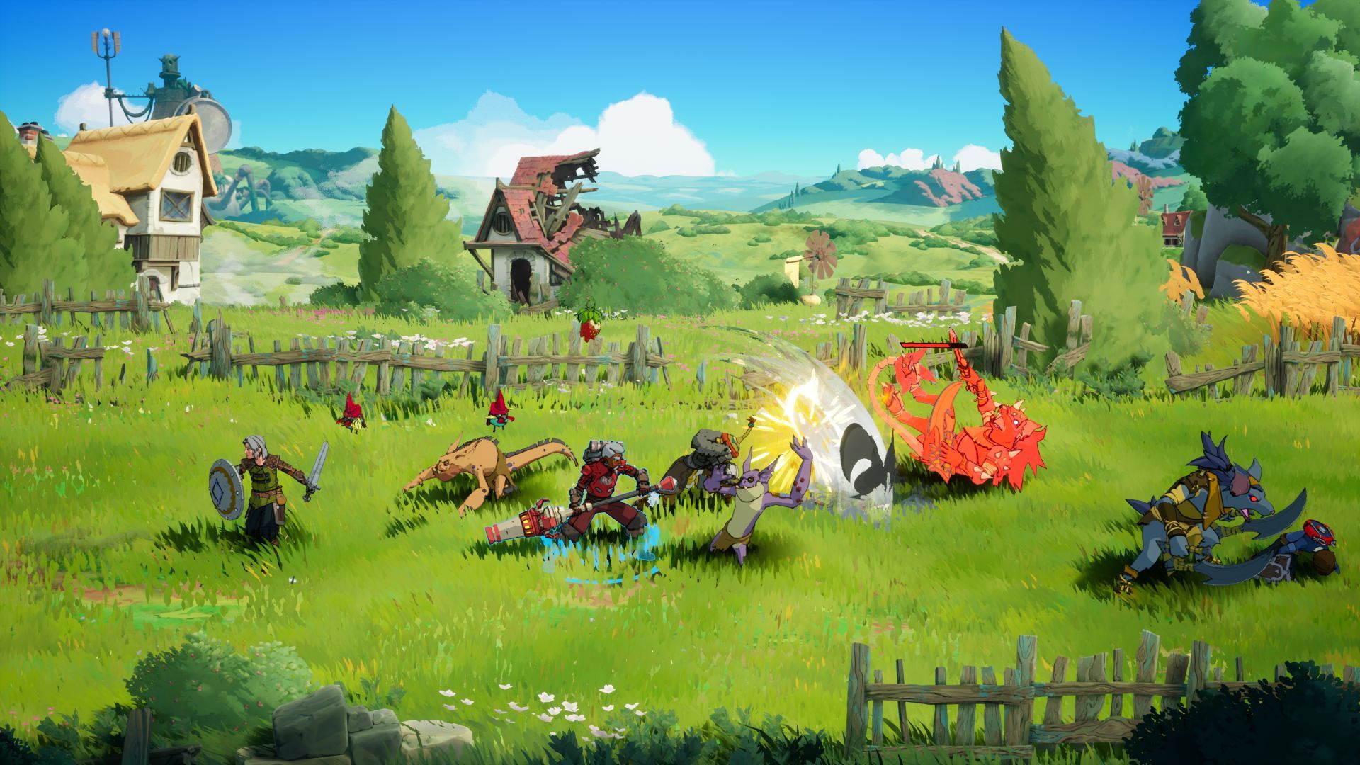 Towerborne action-adventure-spillet udvikles på en sådan måde, at udvikleren "hurtigt kan fylde" spillet med nyt indhold.