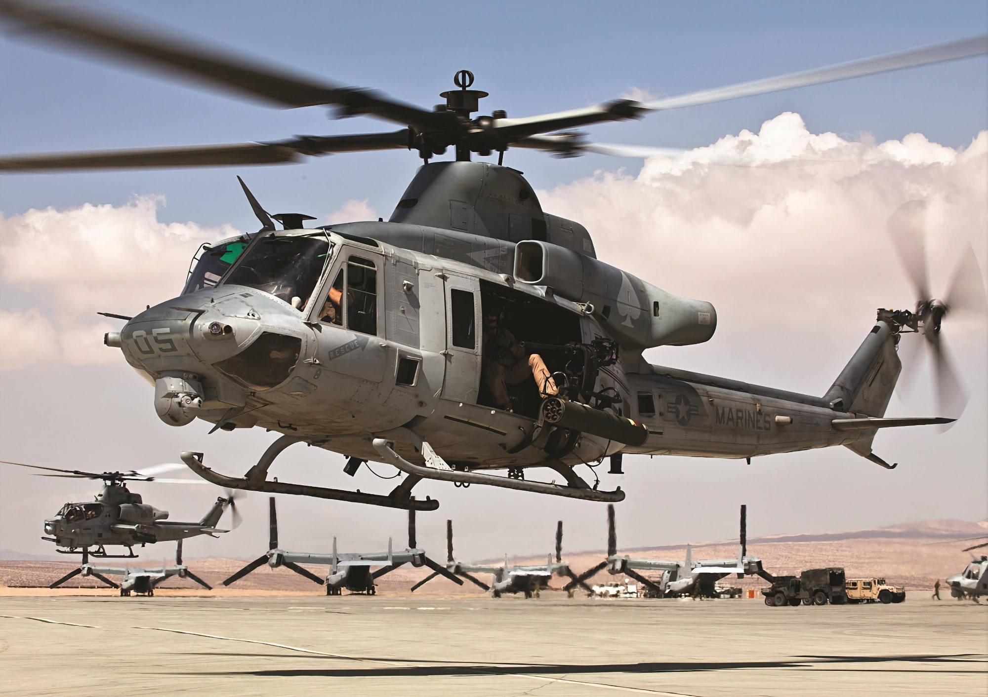 USA har overført et nyt parti UH-1Y Venom angrebshelikoptere til Tjekkiet.