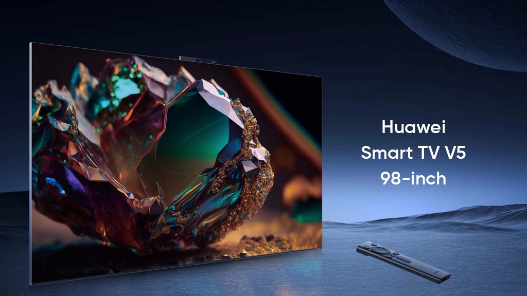 Huawei har afsløret et gigantisk 98-tommer Smart TV V5 med Super MiniLED og HarmonyOS 4 til $5000