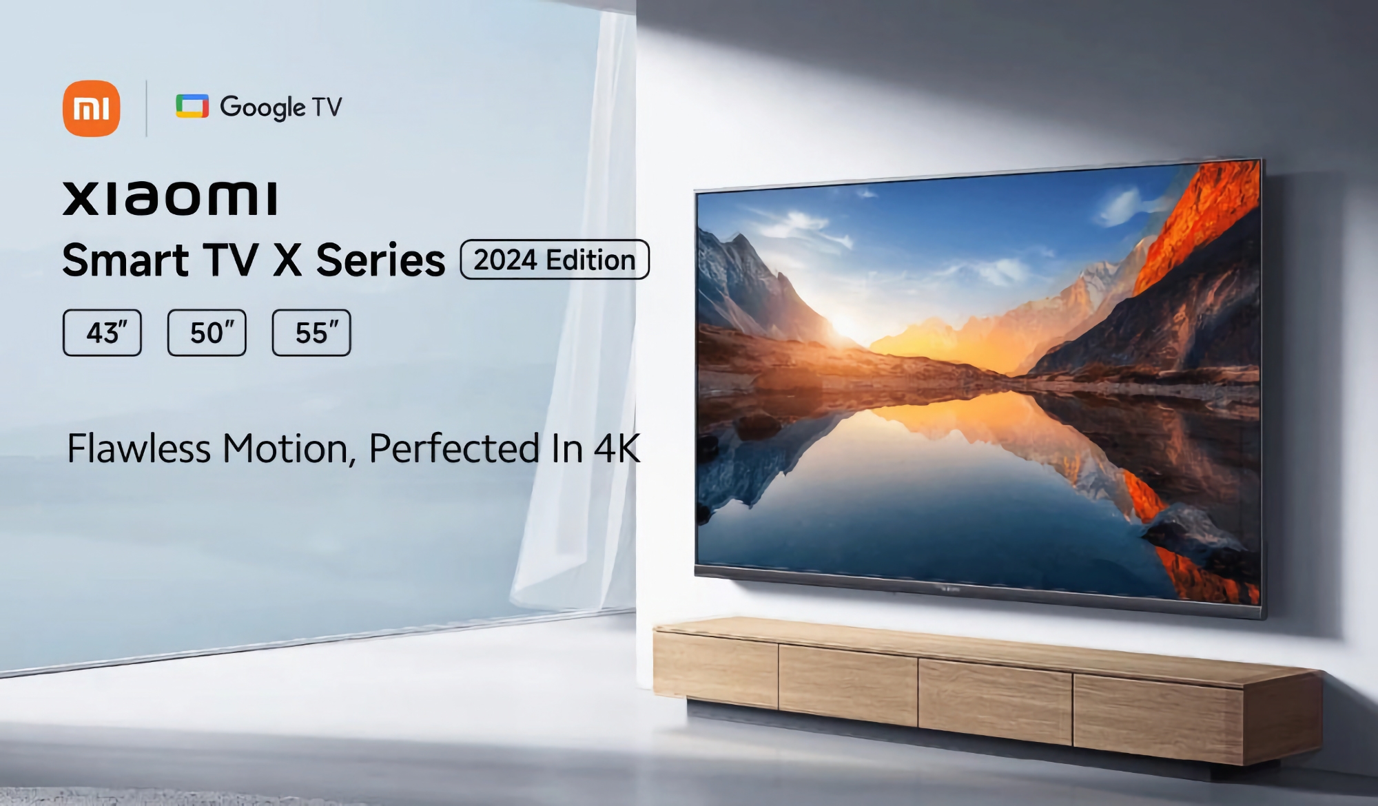 Xiaomi Smart TV X 2024: en ny serie af smart-tv'er med 43-55 tommer skærme og Google TV om bord