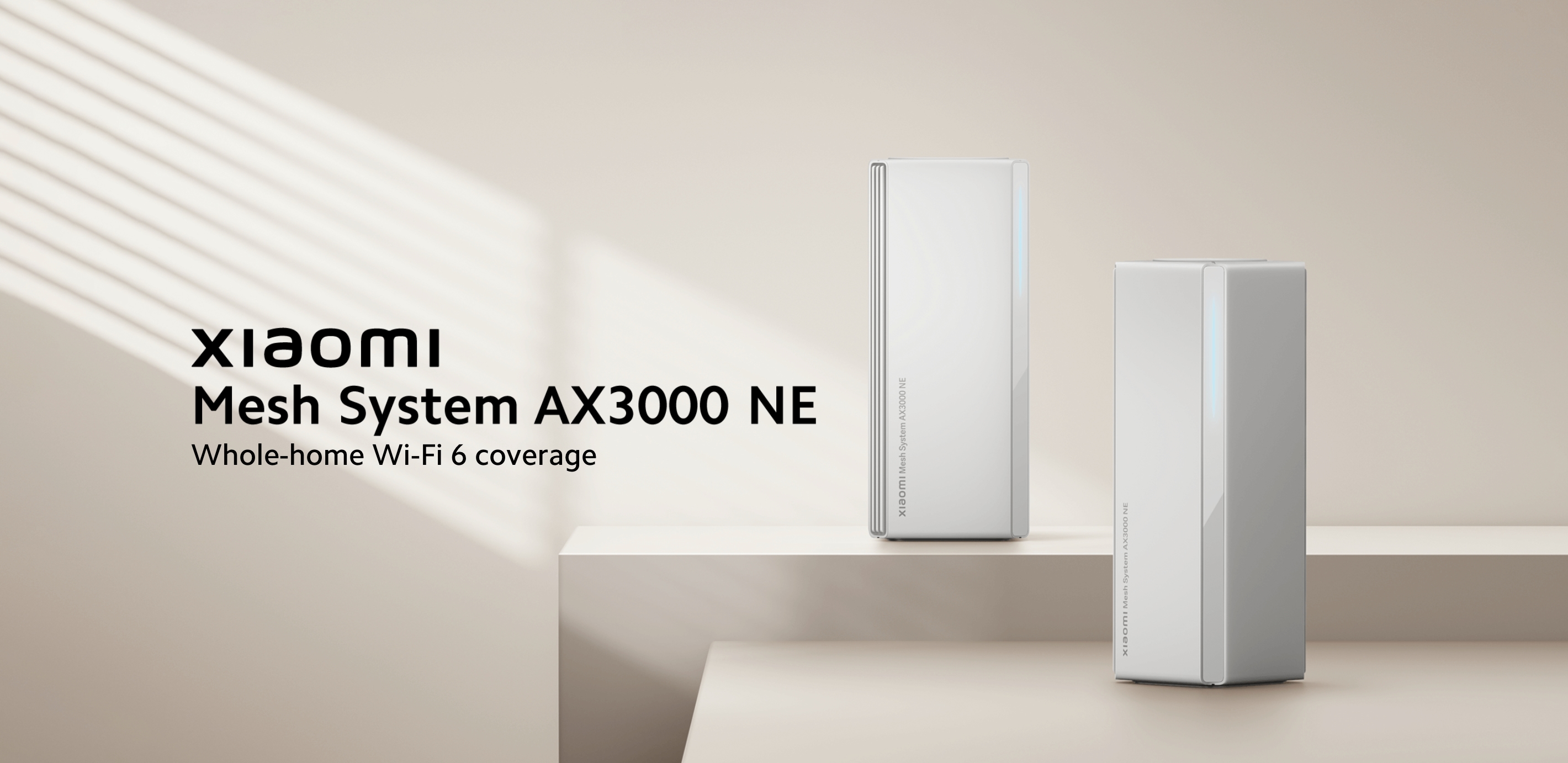 Xiaomi har introduceret AX3000 NE Mesh-systemet med WiFi 6-understøttelse på det globale marked 