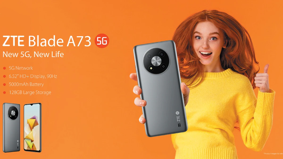 ZTE Blade A73 5G - budget-smartphone med 90Hz-skærm, 50MP-kamera og 5000mAh-batteri til $165